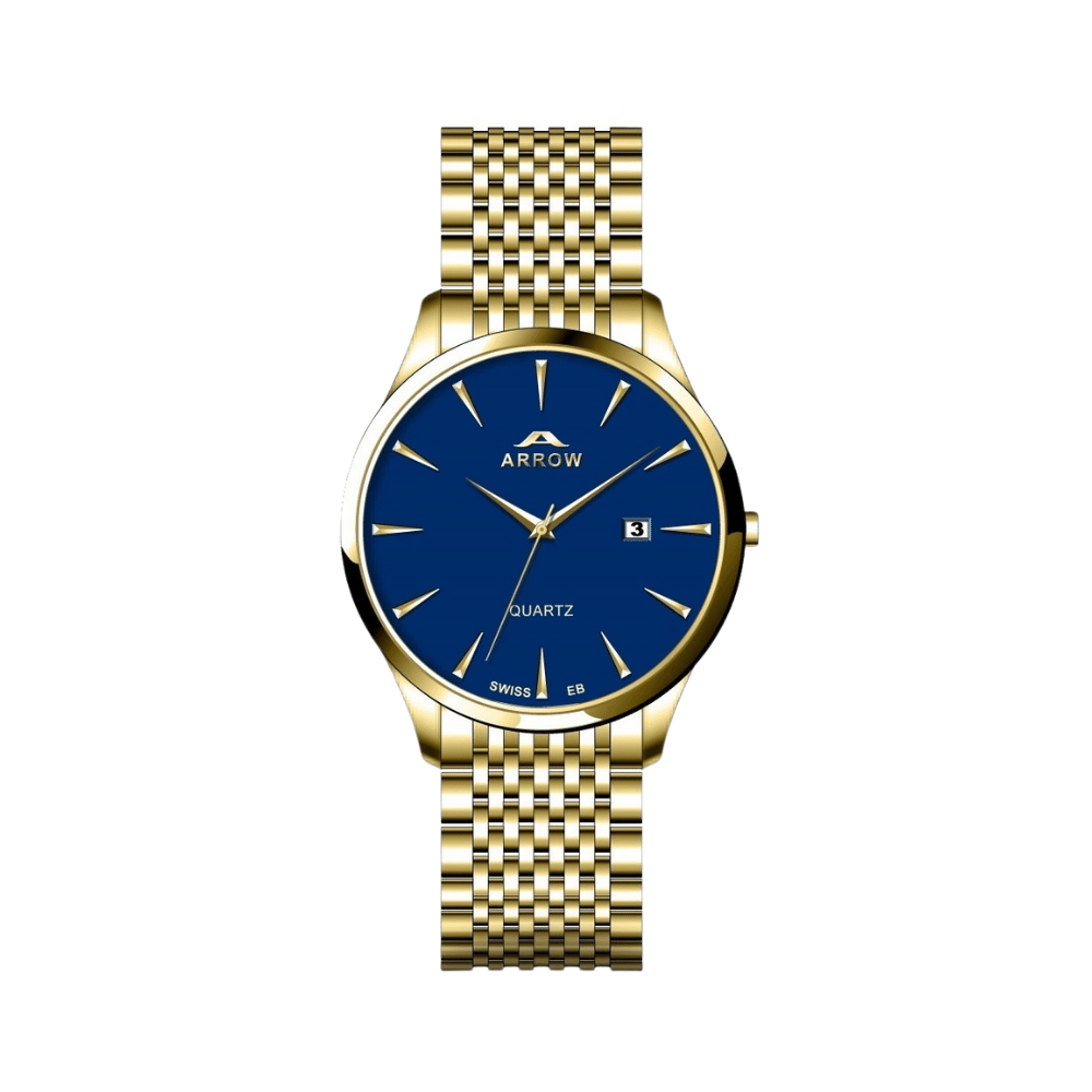 Arrow Men’s Analog Display | Stainless Steel Strap | With Color Variations (5901)-KYAMSTORE