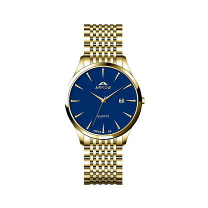 Arrow Men’s Analog Display | Stainless Steel Strap | With Color Variations (5901)-KYAMSTORE