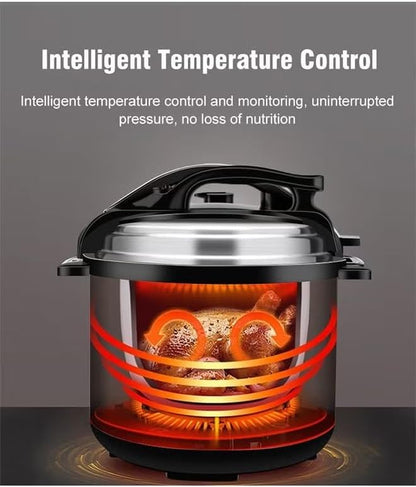 9-in-1 Electric Pressure Cooker – 6L Smart Multi-Cooker, 1000W Power, 14 Pre-Set Programs, One-Touch Instant Pot for Rice, Meat, Soup, Stew, Yogurt, Steam & Slow Cook