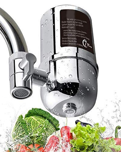 Water Filter Stainless-Steel Reduce Chlorine High Water Flow Faucet  | Delivery: 2 to 3 business days | Limited stocks available | Hurry before Sold Out