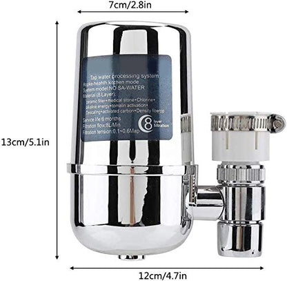 Water Filter Stainless-Steel Reduce Chlorine High Water Flow Faucet  | Delivery: 2 to 3 business days | Limited stocks available | Hurry before Sold Out