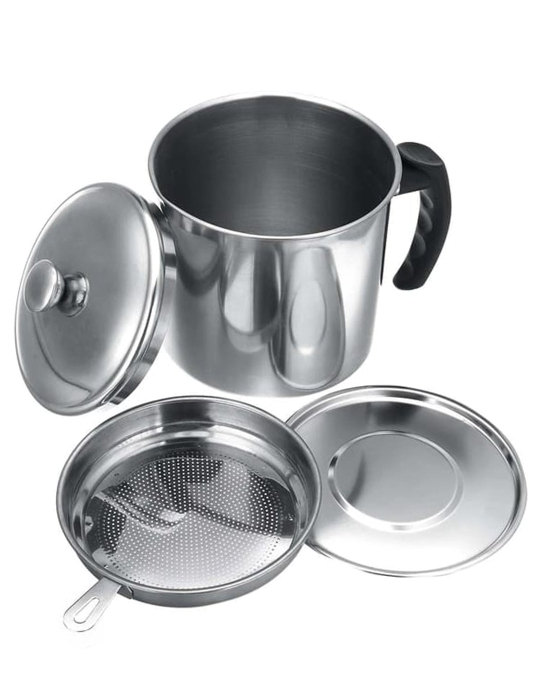 Bacon Grease Container With Strainer | Delivery: 2 to 3 business days | Limited stocks available | Hurry before Sold Out