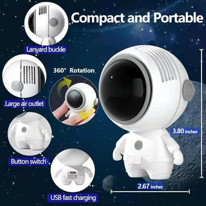 4-in-1 Astronaut Portable Bladeless Fan