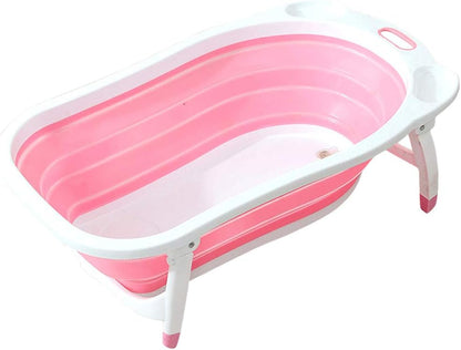 Foldable New Born Baby Bath Tub With Soft Bathmat