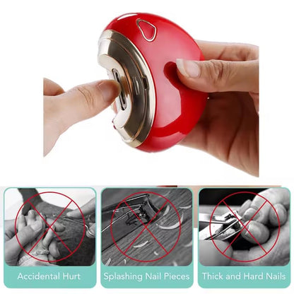 USB Rechargeable Automatic Electric Nail Clipper and File
