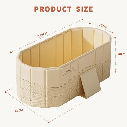 Household Sauna Bathtub, No Installation Required, Folding Bathtub