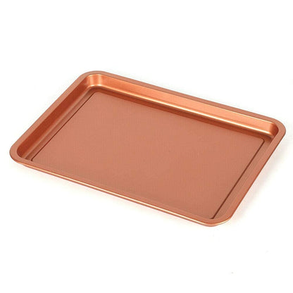 Kitchen Deep-Fried Food Drain Basin Rectangle Crispy Tray-KYAMSTORE