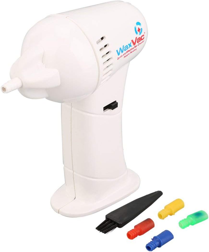 Portable Size Electronic Ear Vacuum Cleaner Ear Wax Vac Removal Safety Body Health Care with Soft & Safety Head