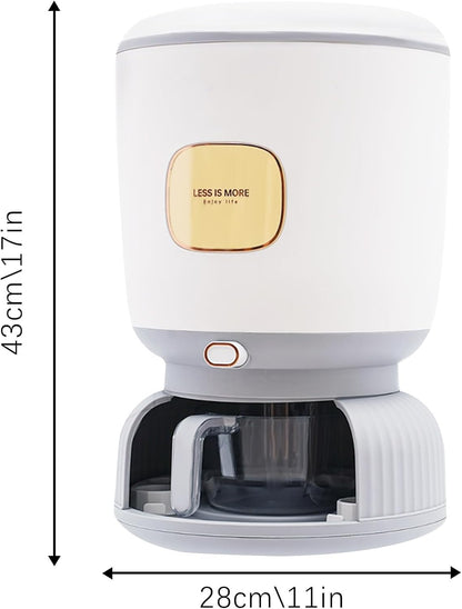 Rice Dispenser 22 Lbs (10Kg) Large Capacity, with Ten Egg Compartments & Measuring Cup