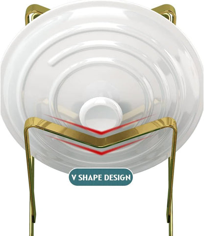 Pot Lid Holder 3 Layer With Removable Drain Tray Lid Stand Rack