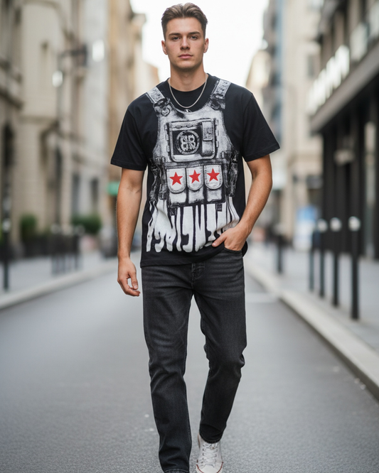 Stylish Custom Printed T-Shirt - Bold Graphic Streetwear Tee