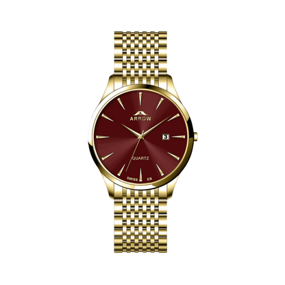 Arrow Men’s Analog Display | Stainless Steel Strap | With Color Variations (5901)-KYAMSTORE
