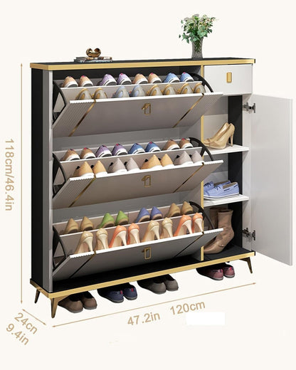 Modern Ultra Thin Shoe Cabinet | Delivery: 2 to 3 business days | Limited stocks available | Hurry before Sold Out