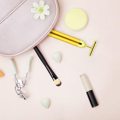 أدوات تدليك الوجه بنبضة على شكل حرف T للبشرة الحساسة | الكمية محدودة 