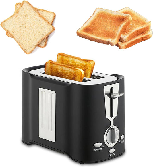 2-Slice Toaster, 800W, Multi-Functional Wide Slot Toaster