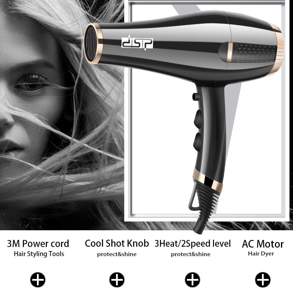 مجفف الشعر DSP الاحترافي عالي الطاقة بمحرك تيار متردد