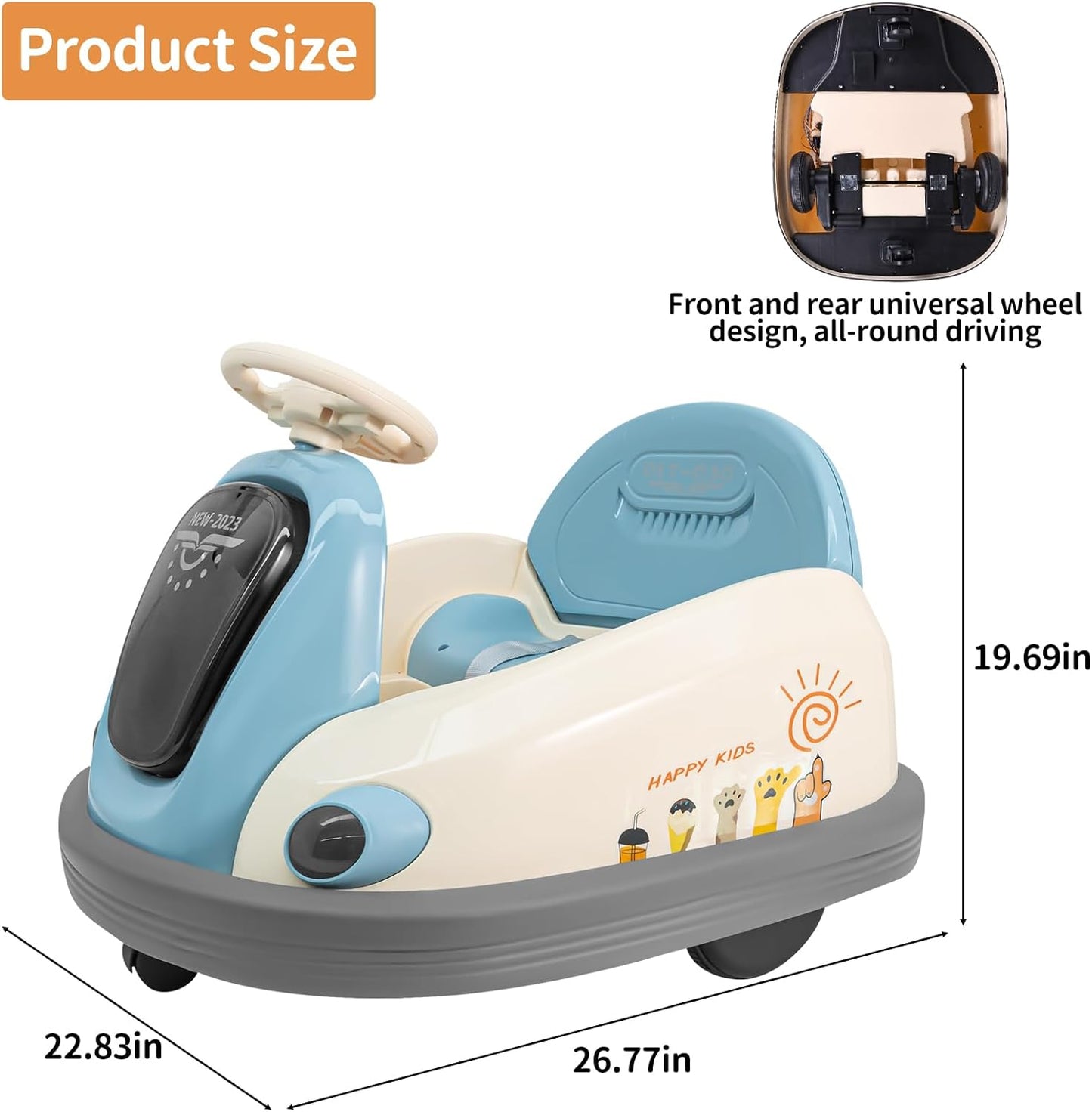 سيارة كاديلاك كهربائية للأطفال للأولاد والبنات 