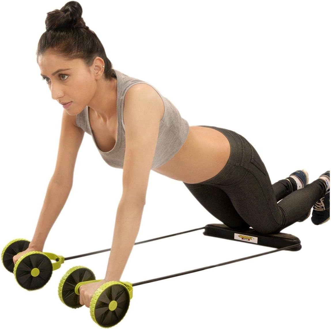 RevoFlex Extreme Abdominal Wheel All in One Core Muscle Roller Sculpt your Body Dual Tension Ab Muscle Toner
