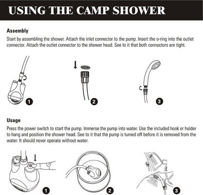 Portable Bidet Sprayer with Foldable Bucket and USB Rechargeable Pump-KYAMSTORE