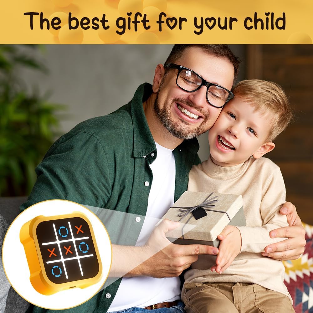 ألعاب لوحية تيك تاك تو، وحدة تحكم لعبة ألغاز تيك تاك 4 في 1 