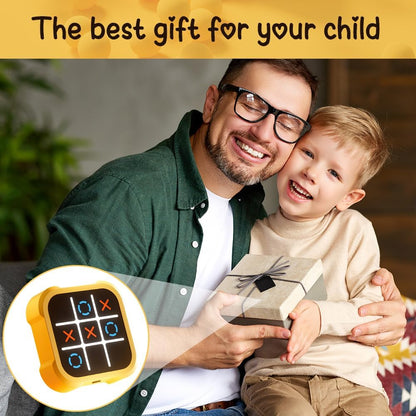 ألعاب لوحية تيك تاك تو، وحدة تحكم لعبة ألغاز تيك تاك 4 في 1 