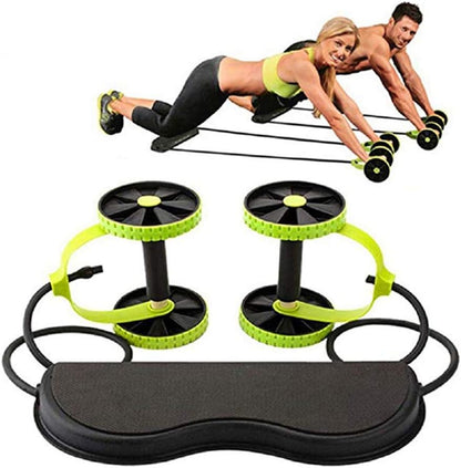 RevoFlex Extreme Abdominal Wheel All in One Core Muscle Roller Sculpt your Body Dual Tension Ab Muscle Toner