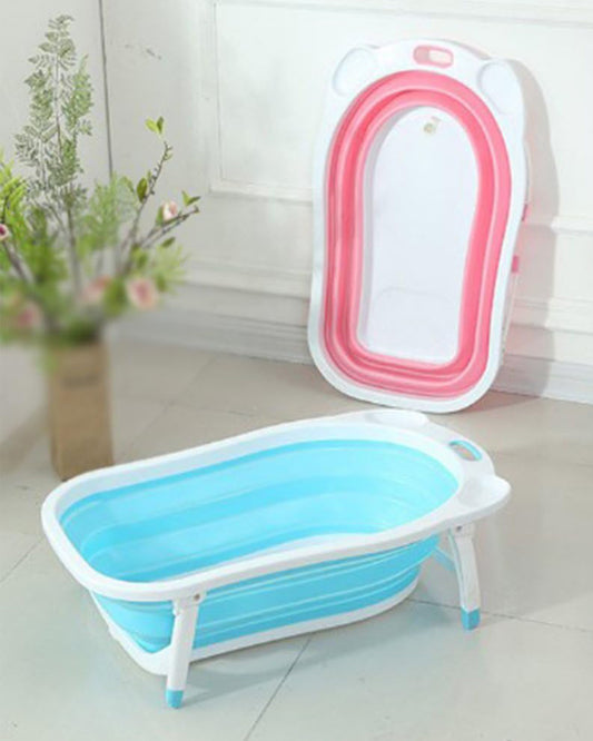 Foldable New Born Baby Bath Tub With Soft Bathmat