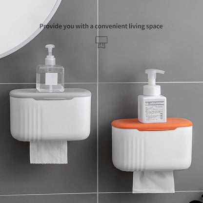 Wall Mount Waterproof Toilet Paper Holder Shelf | Limited stocks available