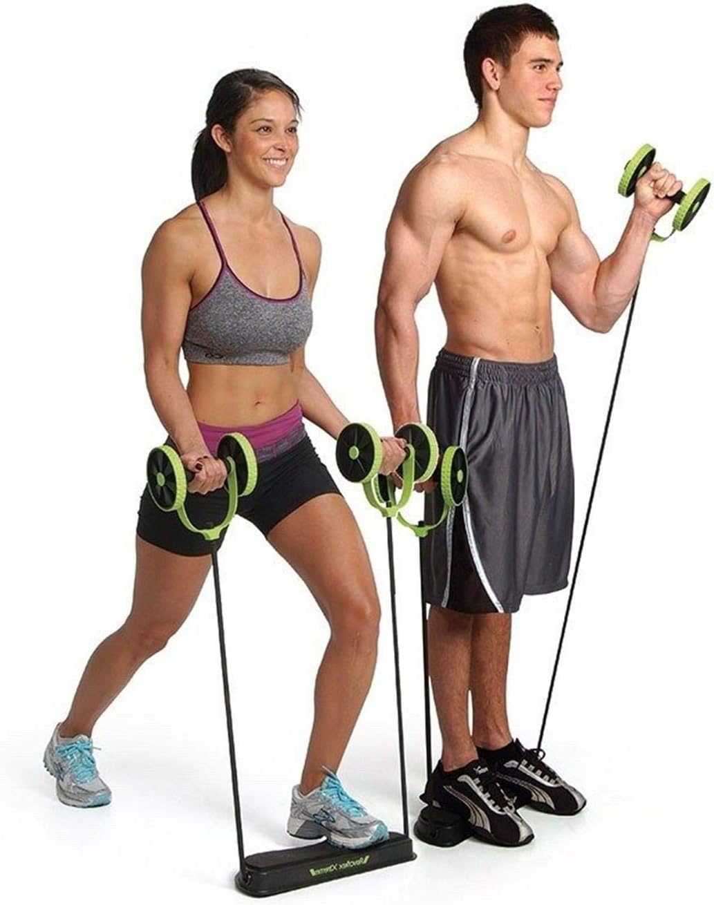 RevoFlex Extreme Abdominal Wheel All in One Core Muscle Roller Sculpt your Body Dual Tension Ab Muscle Toner