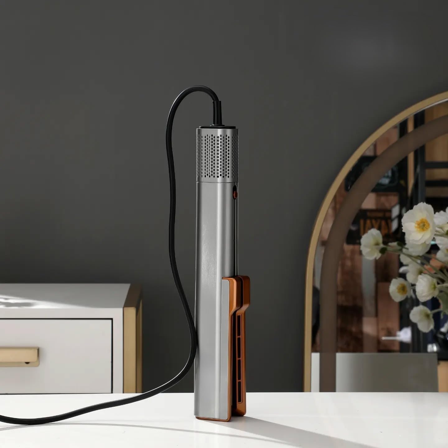 DSP - 2 in 1 Hair Styler – Blow Dry & Straightener in One | Professional Technology Without Heat Damage