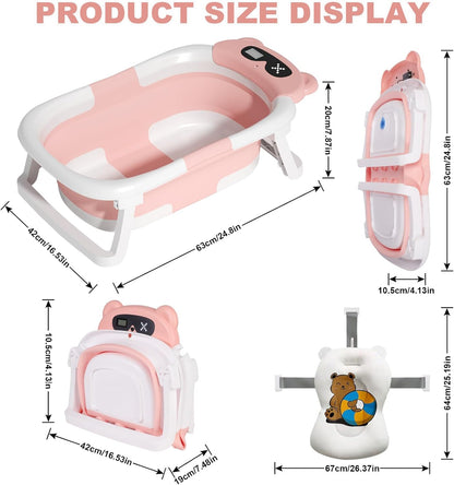 Foldable Baby Bath for Infants to Toddler | Delivery: 2 to 3 business days | Limited stocks available | Hurry before Sold Out
