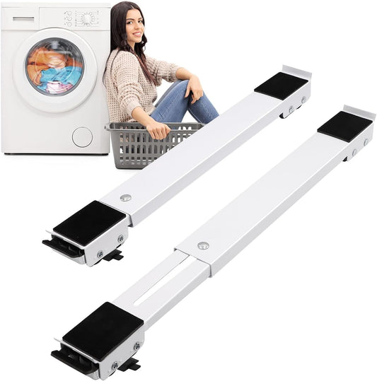Heavy-Duty Extensible Appliance Roller Stand & Furniture Dolly - Adjustable Mobile Base for Washing Machines and Refrigerators