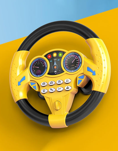 Steering Wheel Toy for Kids Simulation Driving Car Toy with Light & Sound