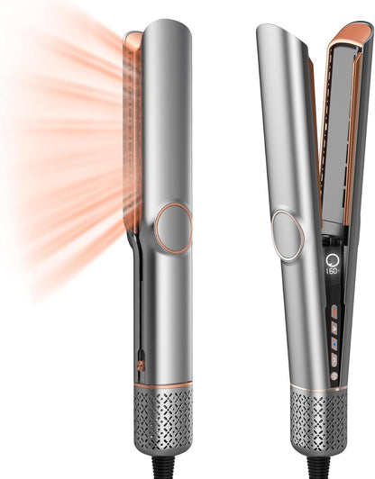 DSP - 2 in 1 Hair Styler – Blow Dry & Straightener in One | Professional Technology Without Heat Damage