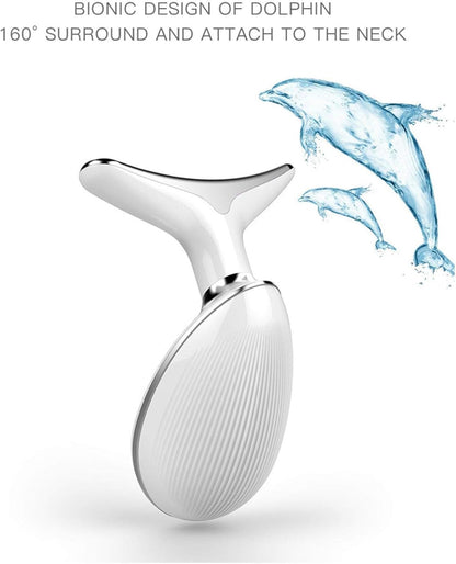 Beauty Massage Instrument Ems Thermal Neck Facial Lifting Face Skin Tighten Electric Micro-Current Wrinkle Remover Tools A