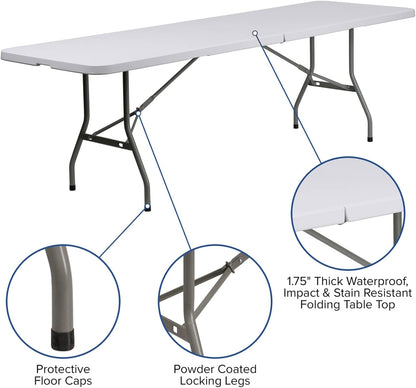 Folding Table 6ft - Plastic Outdoor Folding Dining Table