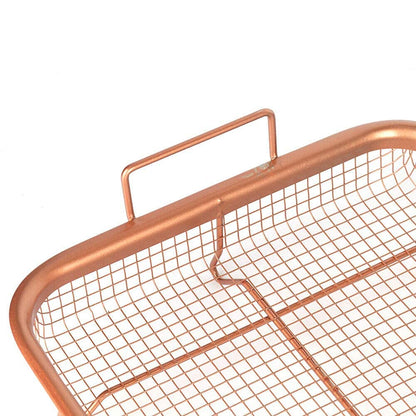 Kitchen Deep-Fried Food Drain Basin Rectangle Crispy Tray-KYAMSTORE