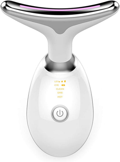 Beauty Massage Instrument Ems Thermal Neck Facial Lifting Face Skin Tighten Electric Micro-Current Wrinkle Remover Tools A