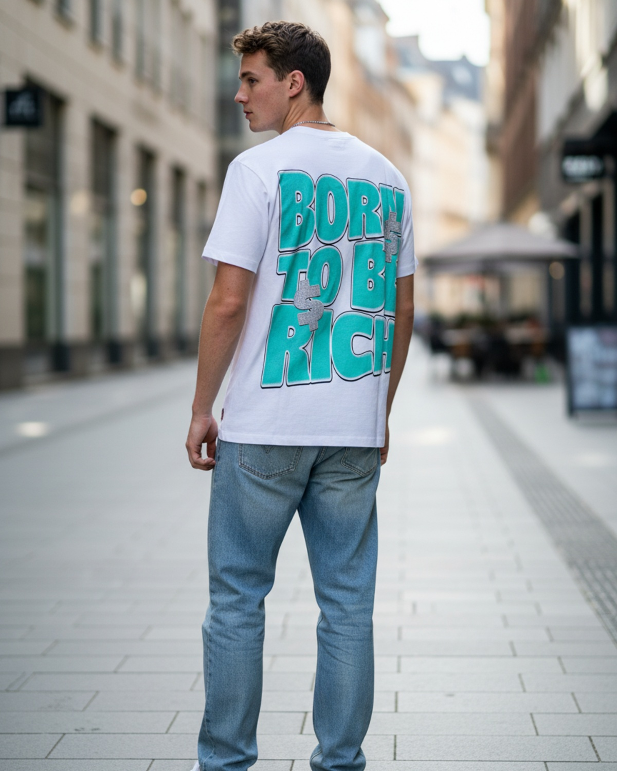 Stylish Custom Printed T-Shirt - Bold Graphic Brand Tee