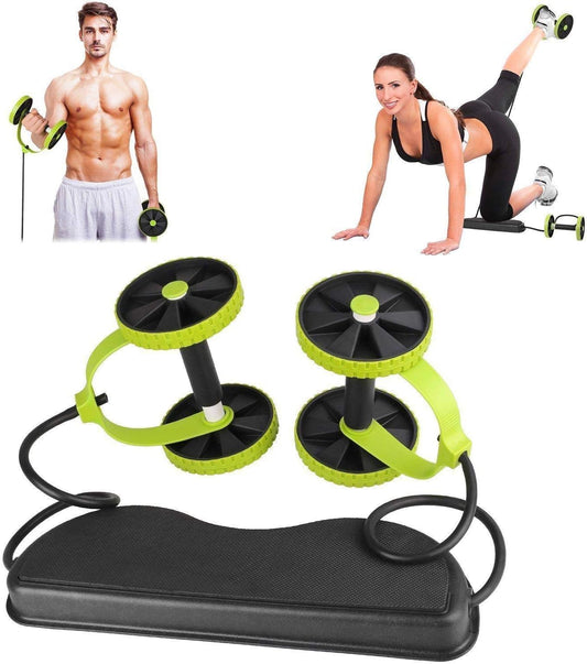 RevoFlex Extreme Abdominal Wheel All in One Core Muscle Roller Sculpt your Body Dual Tension Ab Muscle Toner