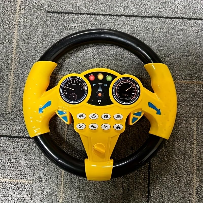 Steering Wheel Toy for Kids Simulation Driving Car Toy with Light & Sound