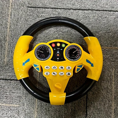Steering Wheel Toy for Kids Simulation Driving Car Toy with Light & Sound