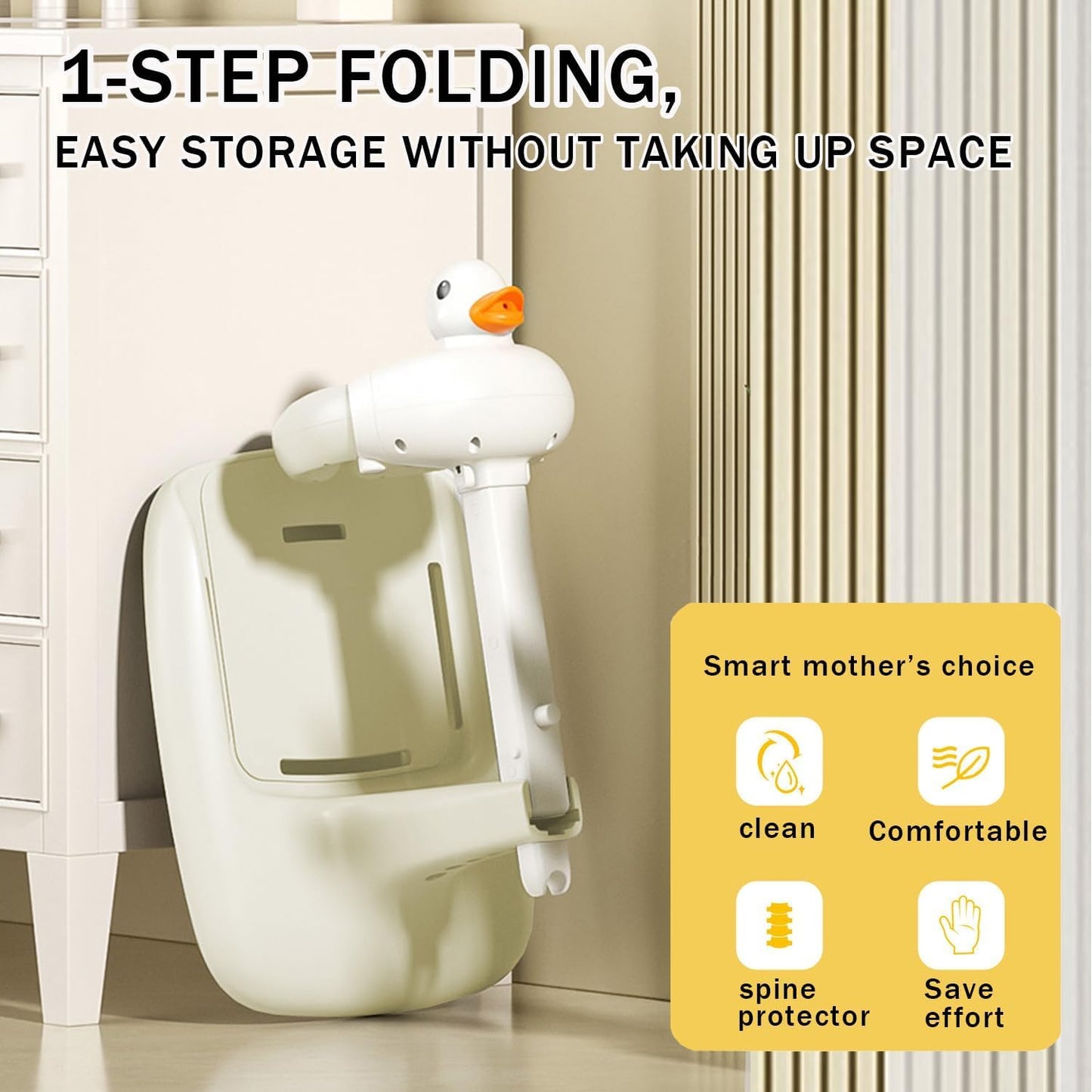 Baby Shower Stand Support,Adjustable Baby Shower Stand with Anti-Slip Base