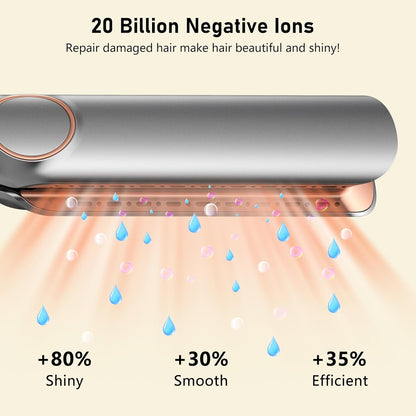 DSP - 2 in 1 Hair Styler – Blow Dry & Straightener in One | Professional Technology Without Heat Damage