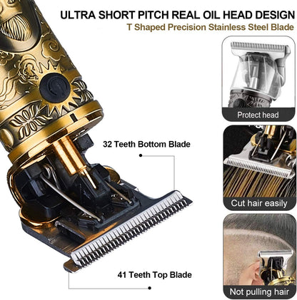 Hair Clippers for Men, Beard Trimmer, Zero Gapped Trimmer T-Blade Trimmer Clippers for Hair Cutting