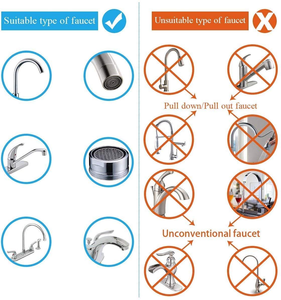 Water Filter Stainless-Steel Reduce Chlorine High Water Flow Faucet  | Delivery: 2 to 3 business days | Limited stocks available | Hurry before Sold Out