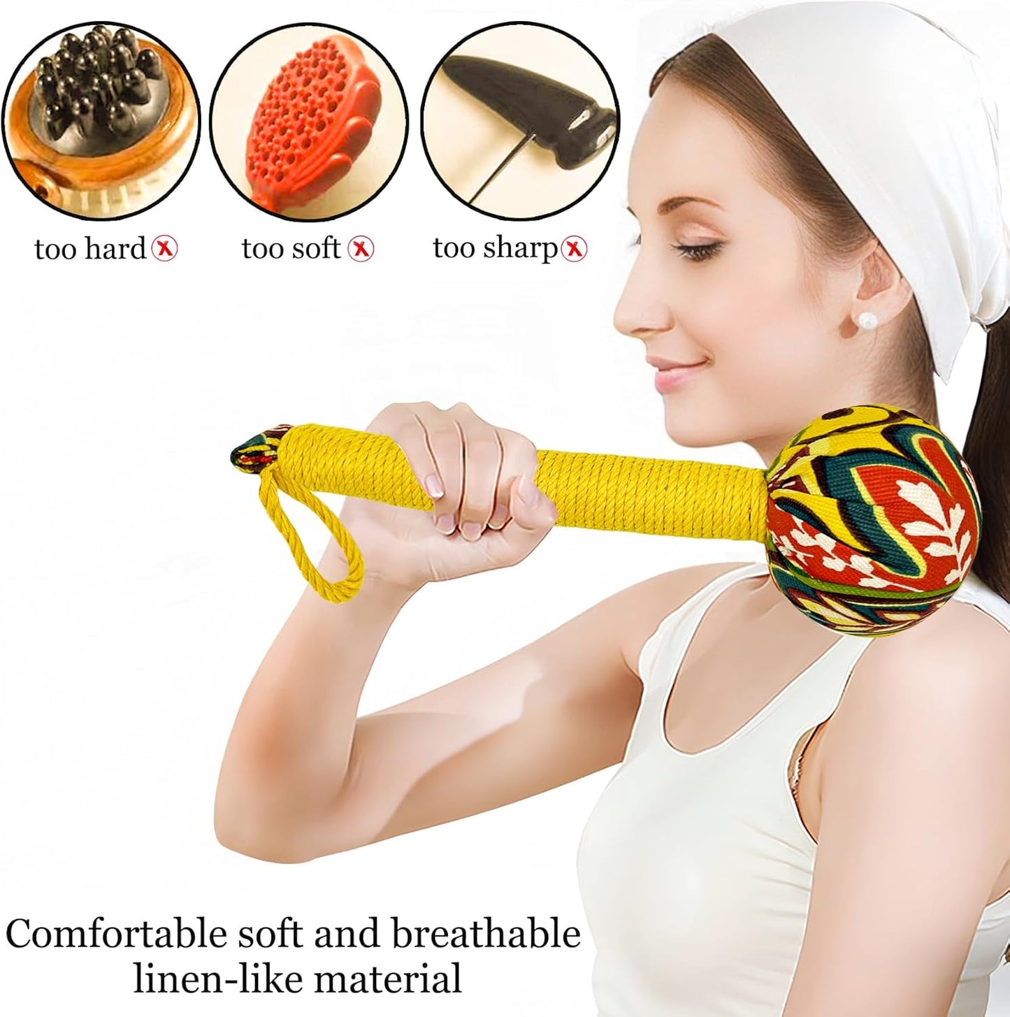 Wormwood Lymphatic Drainage Manual Massage Hammer