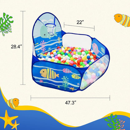 Kids Ball Pit Pop Up Children Play Tent
