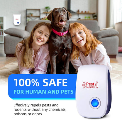 Pest Reject Advanced Ultrasonic Plug-In Pest Repeller for Indoor Insect & Rodent Control