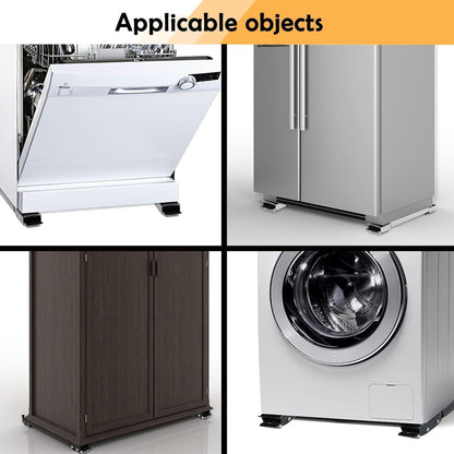 Heavy-Duty Extensible Appliance Roller Stand & Furniture Dolly - Adjustable Mobile Base for Washing Machines and Refrigerators